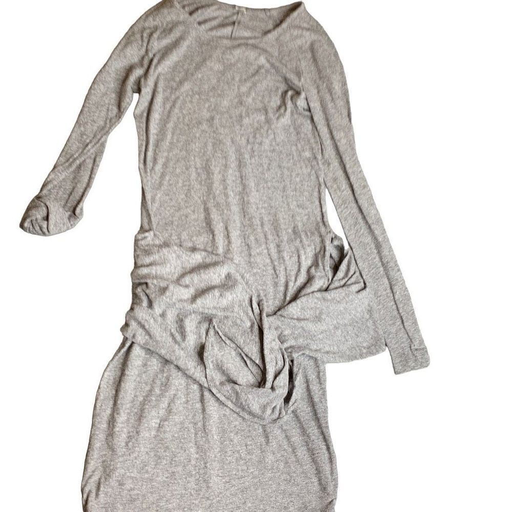 MONROW wrap dress gray size XS